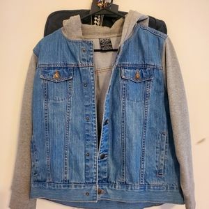 Boy's Jean Jacket Hoodie